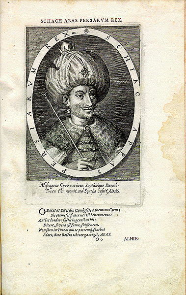 File:Shah Abbas I engraving by Dominicus Custos - Antwerp artist printer and engraver.jpg