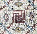 Мозаичная свастика в раскопанной византийской церкви в Шавей-Ционе (Израиль)