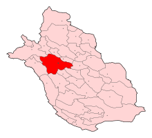 Shiraz County Location Map (2020).svg