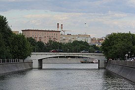 Вид с запада (со стороны канала) на реку Москву.
