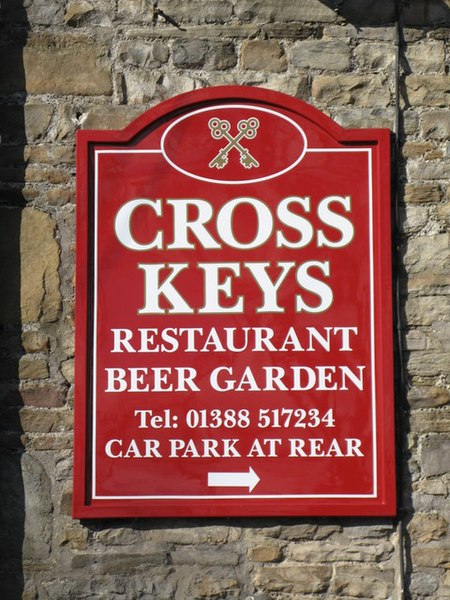 File:Sign for the Cross Keys - geograph.org.uk - 728444.jpg