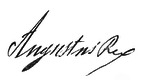 Firma de Augusto II de Polonia
