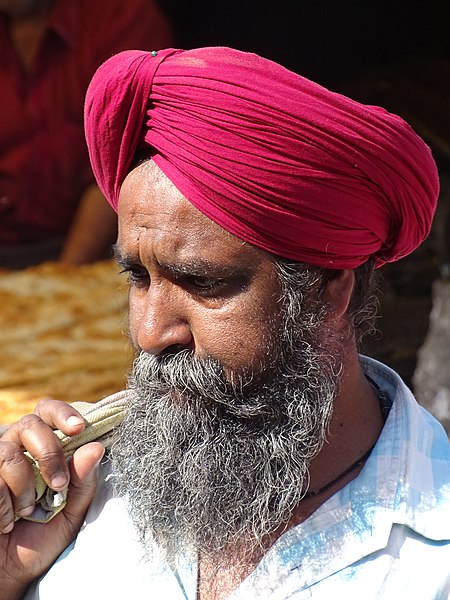 File:Sikh Man outside Hazratbal Shrine - Srinagar - Jammu & Kashmir - India (26238049393).jpg