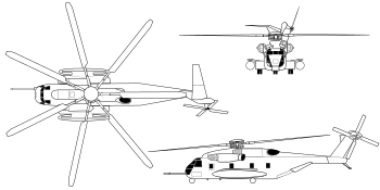 Sikorsky CH-53E Super Stallion Drawing.svg