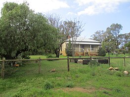 Sloan's Cottage, located on the East side of Leda Nature Reserve Sloans Cottage, Leda, August 2019 05.jpg