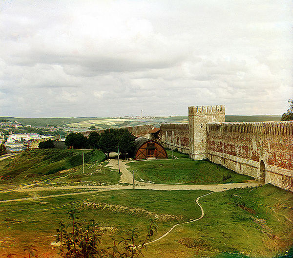 A wall of Smolensk Kremlin in 1912