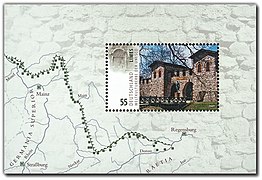 Selo „UNESCO-Patrimonio da Humanidade Limes“ do correo alemán (Deutsche Post) 2007.