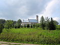 English: Saint Albert Chmielowski church in Sorkwity Polski: Kościół rzymsko-katolicki p.w. Św. Brata Alberta