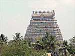 The gopuram at Tiruchirappalli