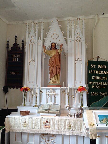 St. Paul's Lutheran Church altar