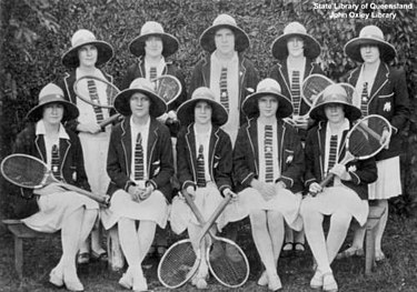 St Mary's College tennis team, ca. 1905 StMarysTennis1930.jpg