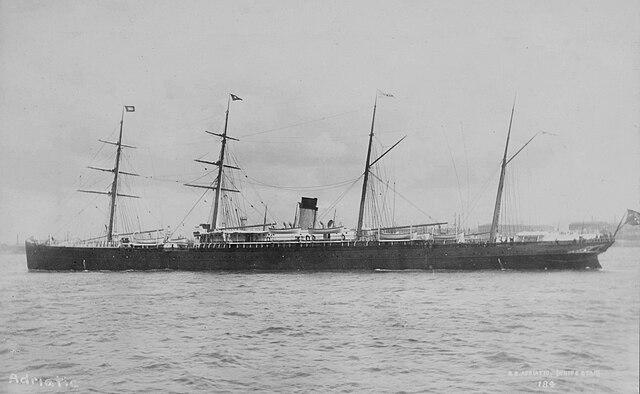 SS Adriatic in the Mersey