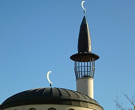 Stockholms moské, minaret.