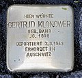 Gertrud Klonower, Torstraße 33, Berlin-Prenzlauer Berg, Deutschland