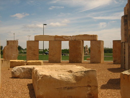 Stonehenge replica No. 2, Odessa, TX Picture 1854