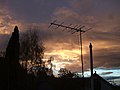 Clouds over my house at Sunset