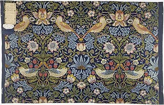 Strawberry Thief, 1883, William Morris (1834-1896) V&A Museum no. T.586-1919 Strawberrythief.jpg