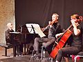 String trio at Wikimania 2014