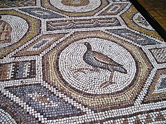 Detail of a Roman era mosaic