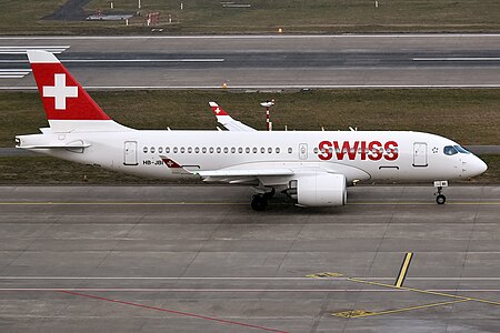 ไฟล์:Swiss,_HB-JBI,_Airbus_A220-100_(49580114558).jpg