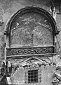I rilievi e la lunetta al tempo della demolizione in Mercato Vecchio