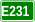 Tabliczka E231.
svg