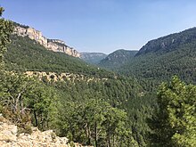 Tagus river gorge, in the Alto Tajo Nature Reserve, Guadalajara, Spain