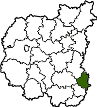 Талалаевский район на карте
