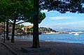 Le quai Édouard Blondy : vue vers le nord en direction de La Napoule 1.