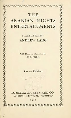 The Arabian nights' entertainments - Longman 1898 Crown edition.djvu