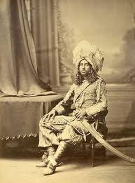 The Hindu Jat Maharaja of Bharatpur, 1882