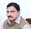 Menteri Negara untuk Ilmu pengetahuan & Teknologi dan Ilmu Bumi, Shri Y. S. Chowdary menyerukan Uni mendagri, Shri Rajnath Singh di New Delhi pada tanggal 12 juli 2016 (dipotong).jpg