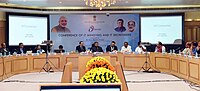 Thumbnail for File:The Union Minister for Electronics &amp; Information Technology and Law &amp; Justice, Shri Ravi Shankar Prasad inaugurated the State IT Ministers Conclave, in New Delhi.jpg