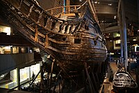 Das Vasa-Schiff (1628) in seinem Museum.
