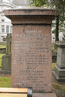 The grave of Sir John Anderson FRSE in the churchyard of the Kirk of St Nicholas The grave of Sir John Anderson FRSE in the churchyard of the Kirk of St Nicholas.jpg