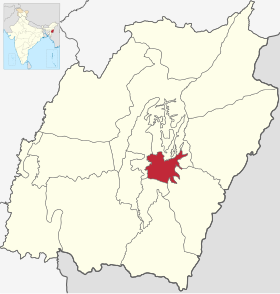 Расположение Thoubal District