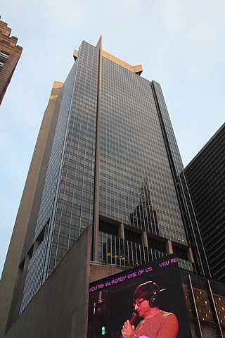 <span class="mw-page-title-main">One Astor Plaza</span> Office skyscraper in Manhattan, New York