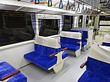 1012号車の車内（2015年）