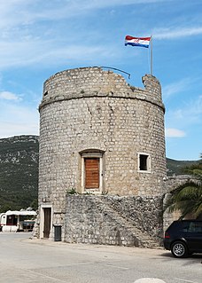 Mali Ston Village in Dubrovnik-Neretva County, Croatia