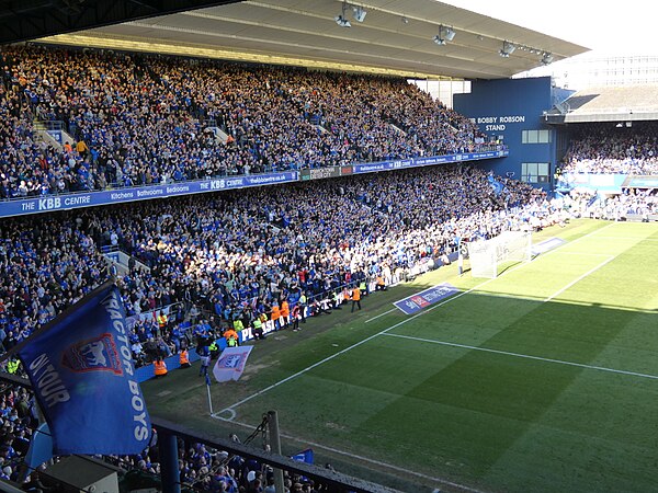 The Sir Bobby Robson Stand, also known as the North Stand, is where the loudest fans tend to sit