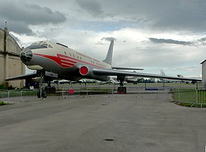 Tupolev Tu-104A (OK-LDA) v leteckém muzeu Kbely