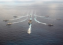 Le Carrier strike group de l'USS George Washington en 2003.