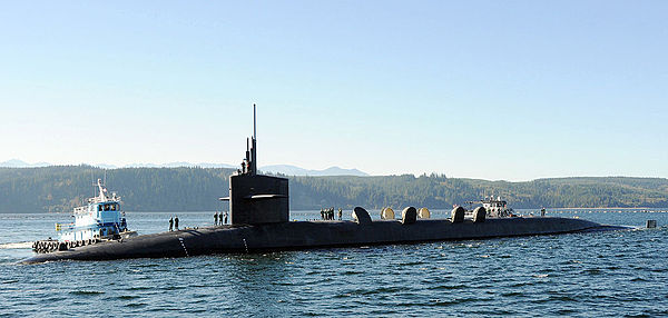 USS Alabama, an Ohio-class (aka Trident) submarine.