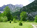 Čeština: Údolí Tisovica v pohoří Prenj, BiH English: Tisovica valley in Prenj mountains, BiH