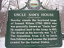 Sign for Uncle Sam's house Unclesam1.JPG