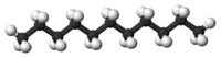Model molekuly undekanu