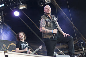 Björn "Speed" Strid i Sylvain Coudret podczas festiwalu Ursynalia 2013