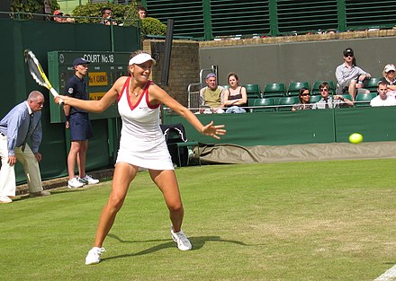 Azarenka at 2008 Wimbledon