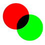 Thumbnail for File:Venn diagram for subtractive RG color.svg