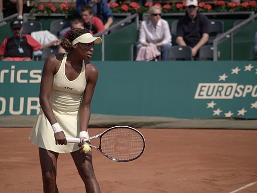 Venus Williams, de winnares van het toernooi.